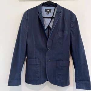 Mens H&M Denim Blazer size 38